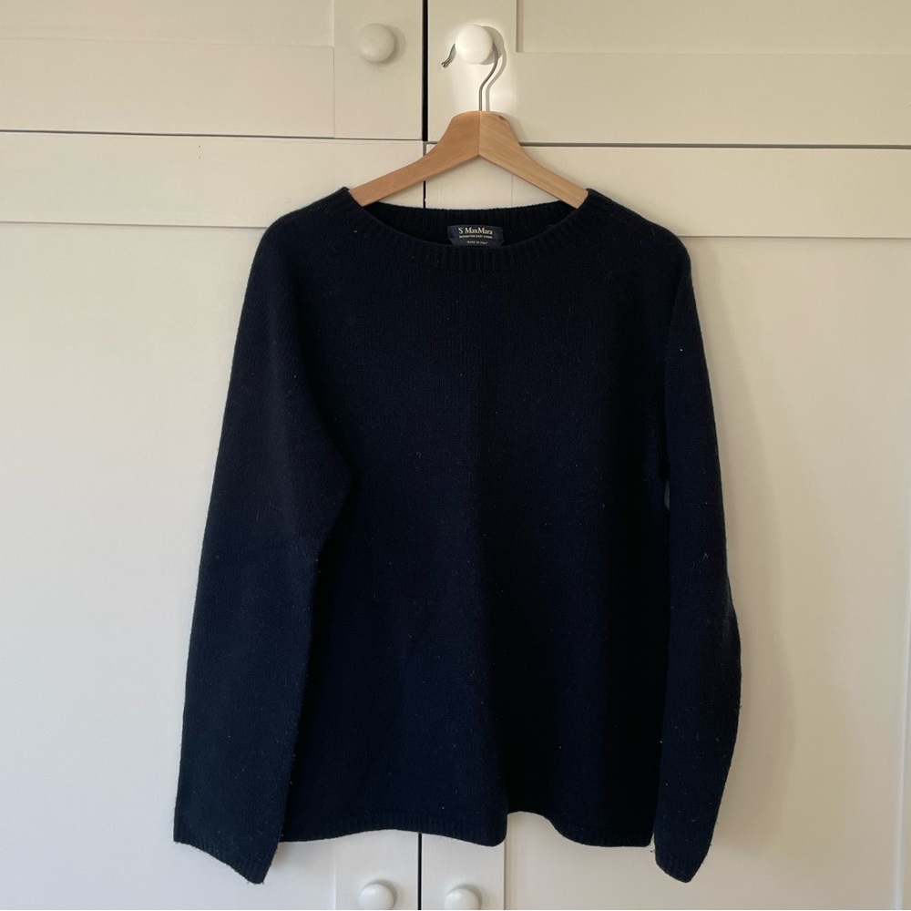 S’ MaxMara Navy Sweater